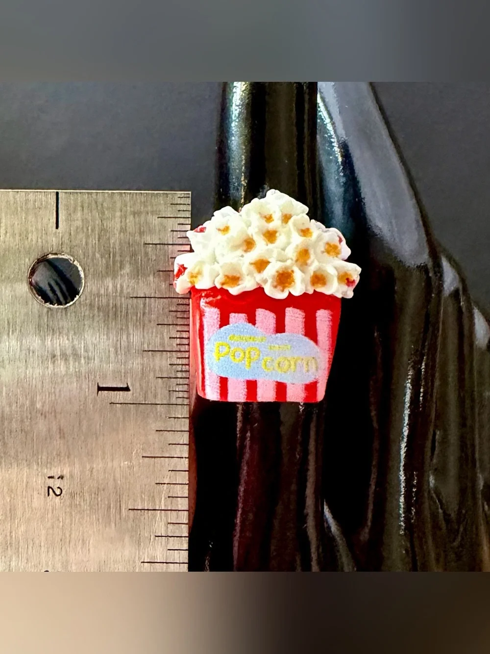 Miniature Popcorn Statement Ring 🍿